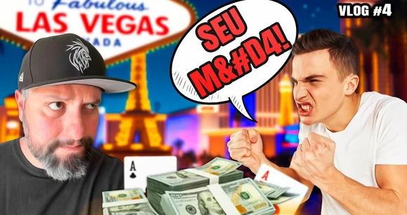 Briga em Las Vegas? Breno Campelo filma oponente tiltado na mesa