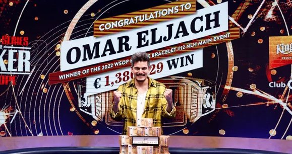 Últimos nove campeões da WSOPE são conhecidos; sueco Omar Eljach vence o Main Event