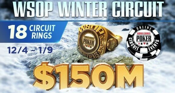 WSOP Circuit Online e freerolls para o Ano Novo: as novidades das salas de poker
