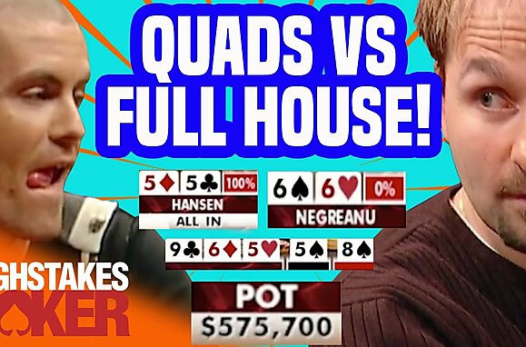 Mãos Históricas: Gus Hansen, Daniel Negreanu e o pote de meio milhão de dólares
