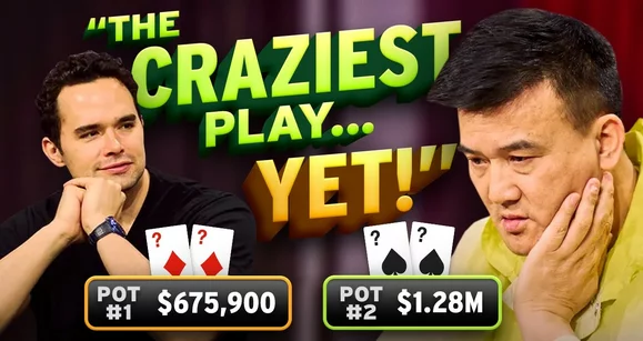 Phil Galfond analisa duas mãos insanas entre Alan Keating e Peter