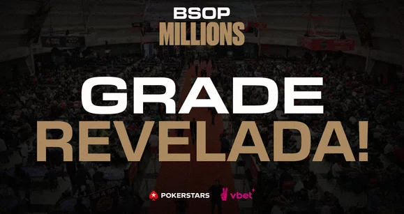 BSOP Millions 2025 tem grade completa definida