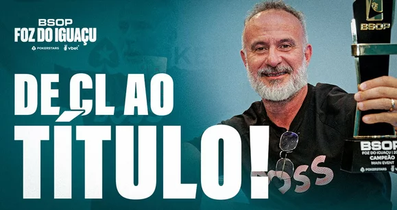 Quem foi o campeão do BSOP Foz de Iguaçu?