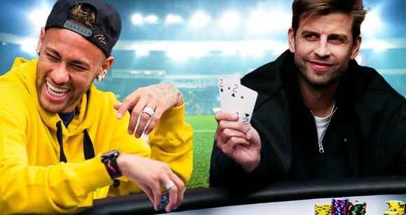 Recordar é viver: Neymar, Piqué e Ronaldo jogando poker
