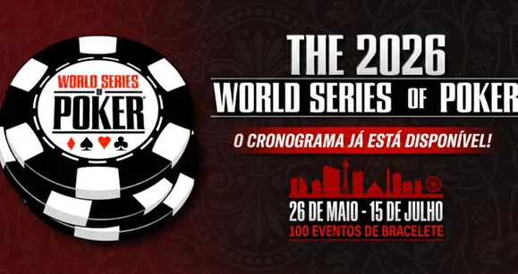 100 braceletes em disputa: WSOP 2026 divulga calendário completo