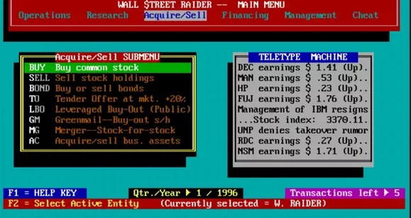 Wall Street Raider: a história do segundo nascimento do melhor jogo de mercado financeiro