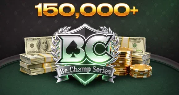 Be.Champ Tournament Series no BCPoker: $150.000 Garantidos