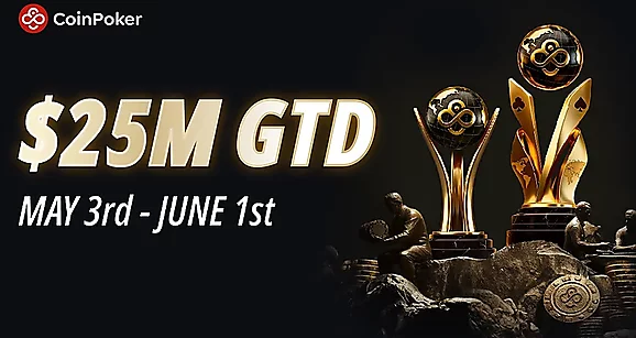 CoinPoker lança série World Poker Masters com $25 milhões garantidos
