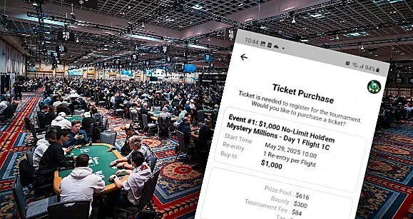 Guia de inscrição e buy-In da WSOP 2026: online e presencial