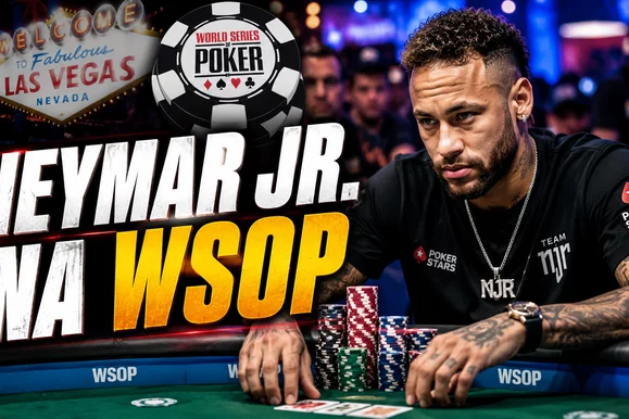 Neymar disputa torneio de $10 mil na WSOP, mas cai no Dia 1