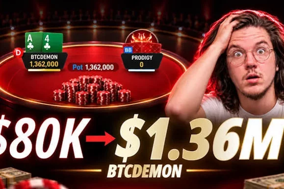 Jogador misterioso de cash games transforma $80 mil em $1,3 milhão contra "PR0DIGY"