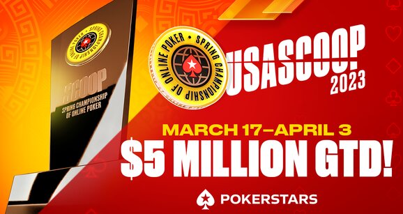 PokerStars Spring Championship of Online Poker, o SCOOP, retorna aos EUA com o maior garantido da história da série