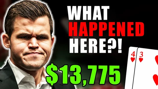 Não blefe o cara com QI acima de 180; Magnus Carlsen no Hustler Casino