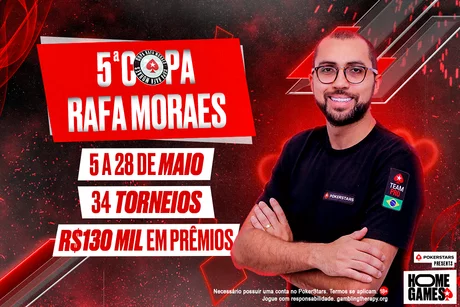 Com mais de R$ 130 mil em prêmios, 5ª Copa Rafa Moraes começa neste domingo