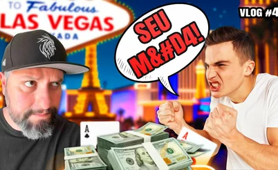 Briga em Las Vegas? Breno Campelo filma oponente tiltado na mesa