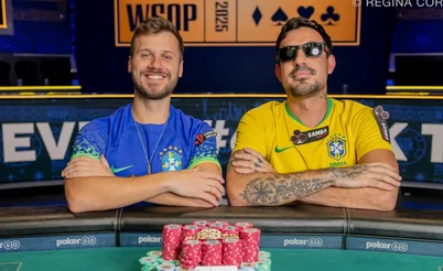 Kelvin Kerber e Peter Patrício garantem título para o Brasil no Tag Team da WSOP 2025