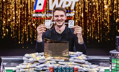 Eliot Hudon vence WPT Championship e leva $4,1 milhões, o maior prêmio da história do torneio