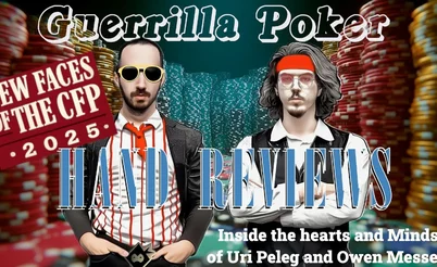 "Pr0digy" e Uri Peleg a analisam mãos de Hold’em