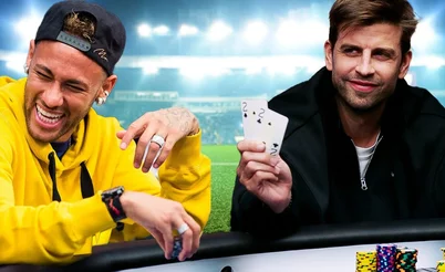 Recordar é viver: Neymar, Piqué e Ronaldo jogando poker