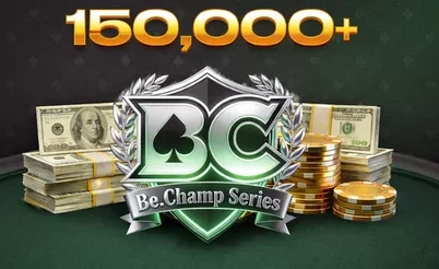 Be.Champ Tournament Series no BCPoker: $150.000 Garantidos