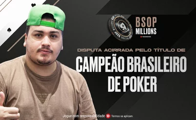 Campeão Brasileiro de Poker levará mais de R$ 250 mil em prêmios