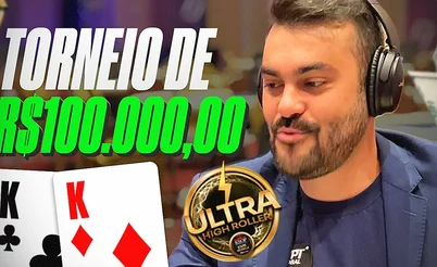 Zinhão analisa mão em torneio com buy-in de R$ 100.000