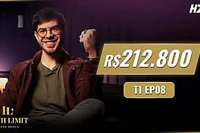 Em novo episódio do High Limit Poker Brasil, Crema e Rizzo jogam dois potes de R$ 200 mil