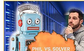 Phil vs O Solver: largando uma trinca em um pote de 4-bet?