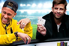 Recordar é viver: Neymar, Piqué e Ronaldo jogando poker
