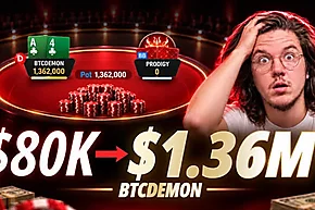 Jogador misterioso de cash games transforma $80 mil em $1,3 milhão contra "PR0DIGY"