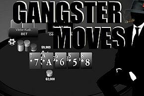 Uri Peleg analisa as linhas do gângster do poker, Viktor Kudinov