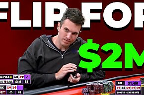 Fator medo em potes de sete dígitos, Finding Equilibrium analisa mão de Doug Poker