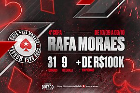 Copa Rafa Moraes  dará buy-in do Main Event do BSOP Millions