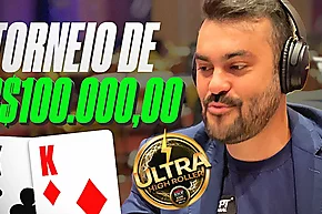 Zinhão analisa mão em torneio com buy-in de R$ 100.000