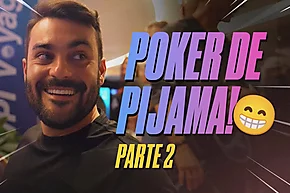 Zinhão no WPT Voyage jogando cash game de pijama