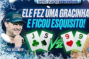 Pedro Gusma analisa mão bizarra de Phil Hellmuth na WSOP